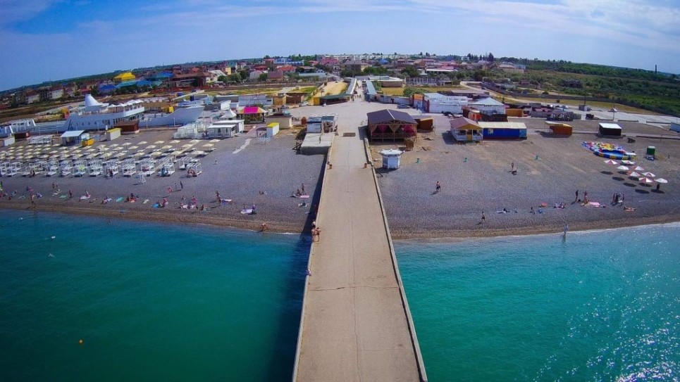 Поселок Новофедоровка в Сакском районе Крыма