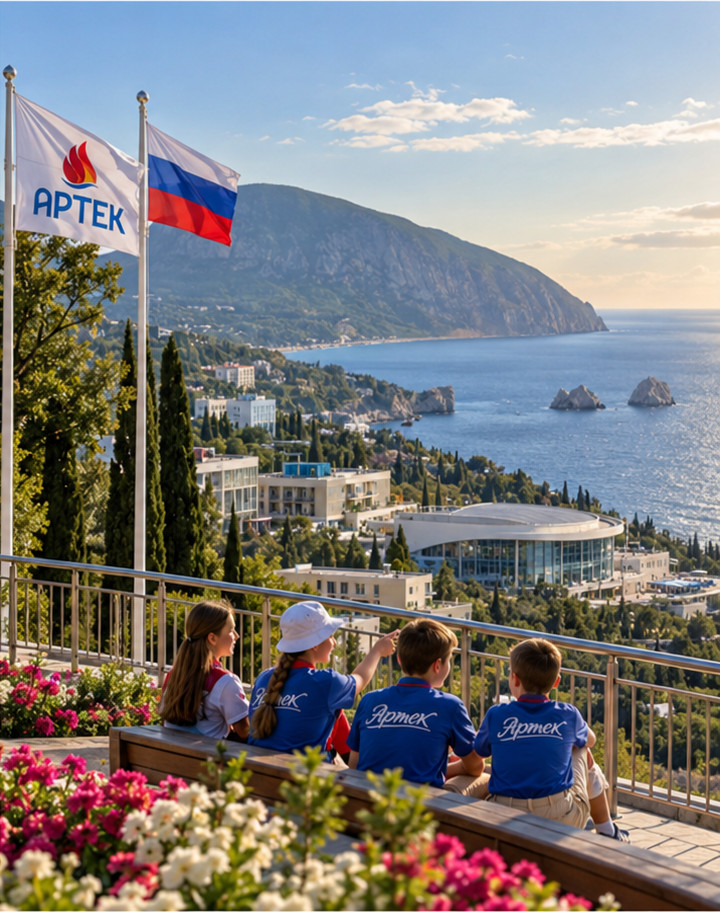 Вид на Артек и на гору Аю-Даг